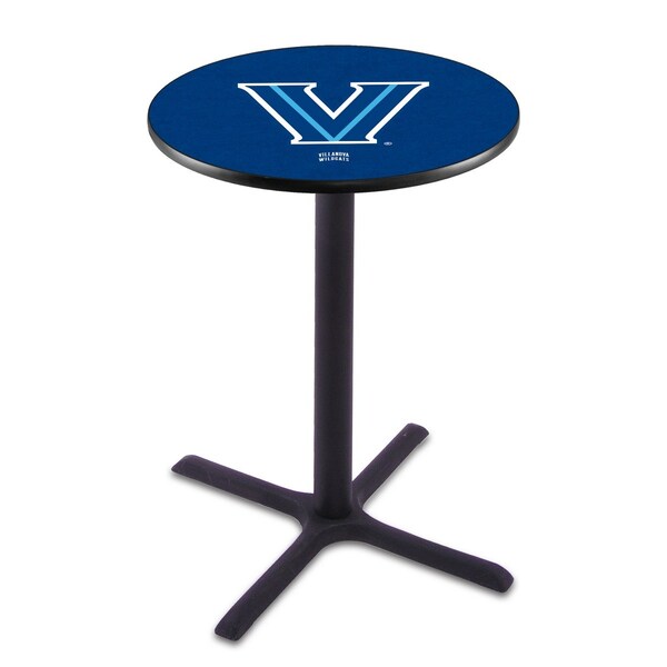 42" Blk Wrinkle Villanova Pub Table